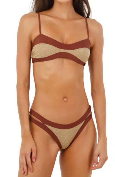 Malai Array Bikini Bottoms In Brown