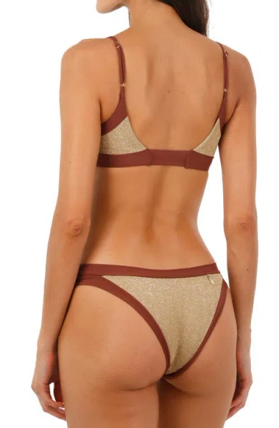 Malai Array Bikini Bottoms In Brown