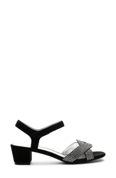 David Tate Wide Width Rona Sandal In Black
