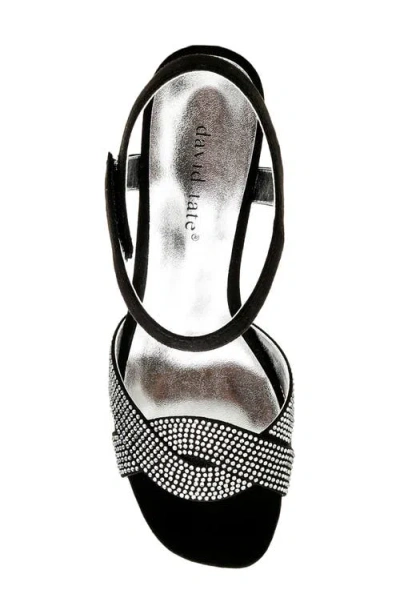 David Tate Wide Width Rona Sandal In Black