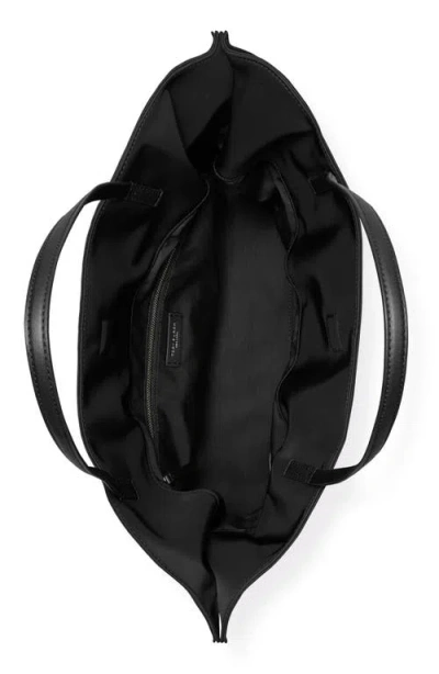Tory Burch Ella Nylon Drawstring Tote In Black