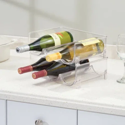 Idesign Stackable 3-section Bottle Holder In Multi