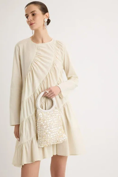 Merlette Maris Shell Bag In Neutral
