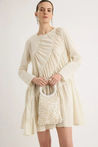 Merlette Maris Shell Bag In Neutral