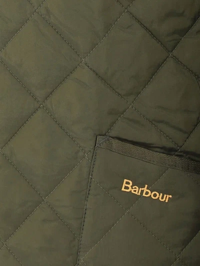 Barbour Heritage Liddesdale Corduroy-collar Padded Jacket In Green