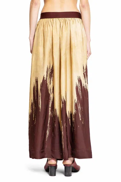 Uma Wang Pattern Skirt In Multi