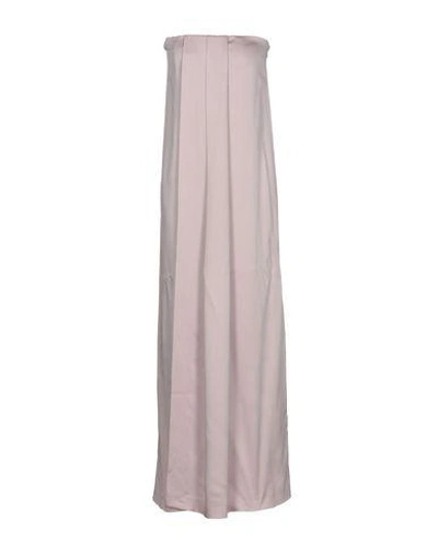 Shop Msgm Formal Dress In Pale Pink