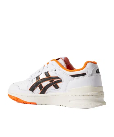 Asics Solid Color Leather Sneakers In White