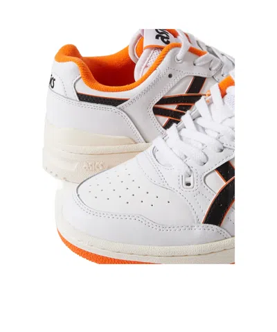 Asics Solid Color Leather Sneakers In White