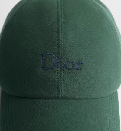 Dior Cap In Green