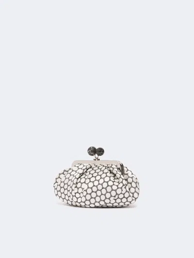 Weekend Max Mara Patterned Shoulder Bag In White