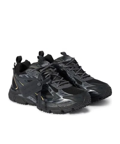 Off-white Multicolor Mesh And Rubber Be Right Back Sneakers In Animal Print