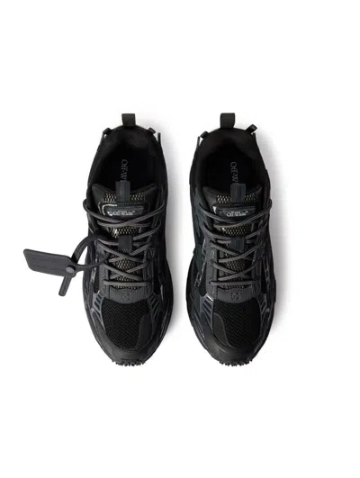 Off-white Multicolor Mesh And Rubber Be Right Back Sneakers In Animal Print
