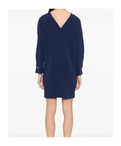 Max Mara Button-cuff Mini Dress In Multi