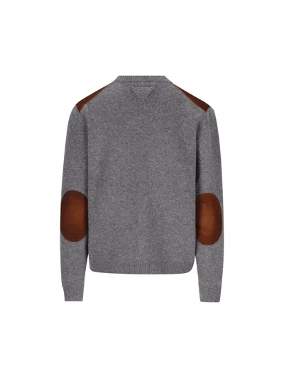 Prada Long-sleeve Cardigan In Multi