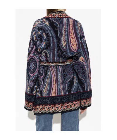 Etro Patterned Cardigan In Multiple Colors