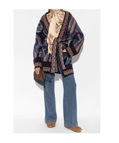 Etro Patterned Cardigan In Multiple Colors