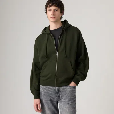 Levi's Boxy Full-zip Sweatshirt In Multi
