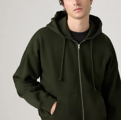 Levi's Boxy Full-zip Sweatshirt In Multi