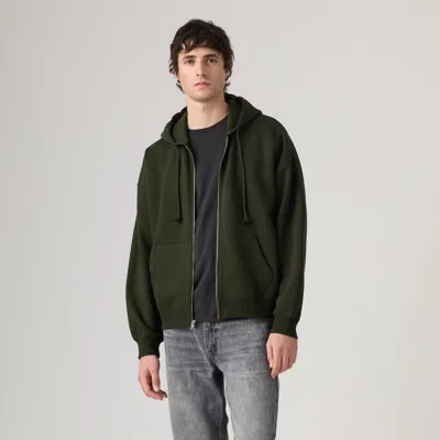 Levi's Boxy Full-zip Sweatshirt In Multi