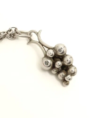 Georg Jensen Moonlight Grape Necklace In Silver