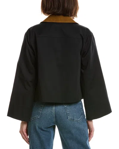 Frame The Mini Swing Jacket In Black