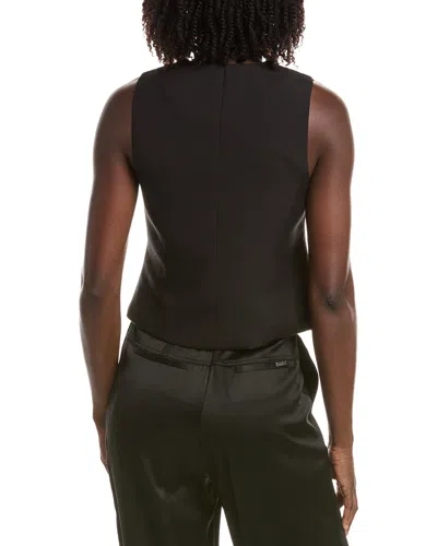 Alexis Oliver Buttoned Top In Black