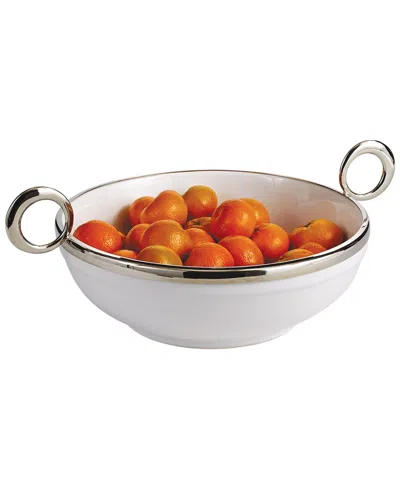 Go Home Ruby Ceramic Bowl In White