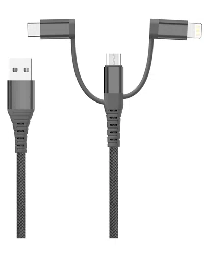 Brookstone 10ft Tri-tip Cable In Gray