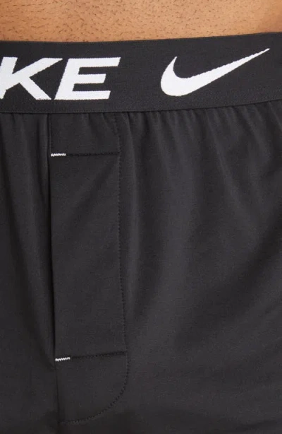 Nike 3-pack Dri-fit Essential Micro Boxers In Black