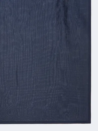 Max Mara Rectangular Shawl In Blue