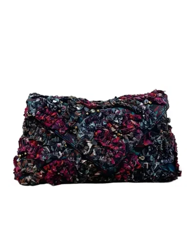 Dries Van Noten Embellished Embroidered Clutch In Multi