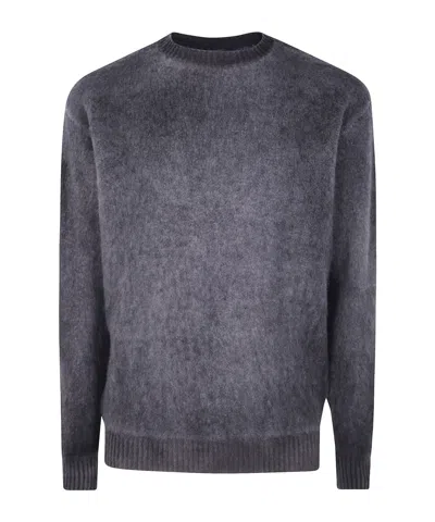 Avant Toi Crew-neck Pullover In Blue