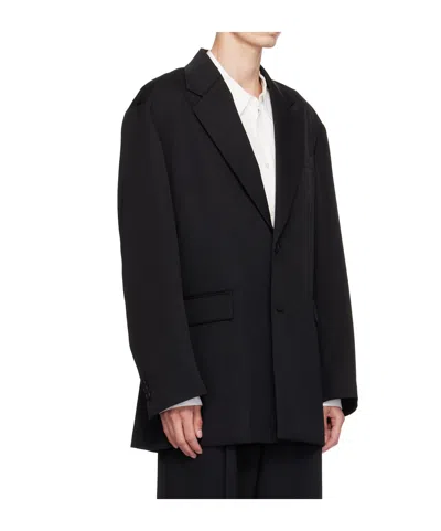 Ssstein Oversized Single-breasted Suit Jacket In Black