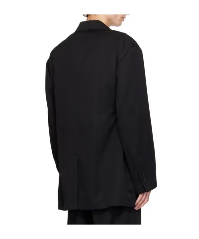 Ssstein Oversized Single-breasted Suit Jacket In Black