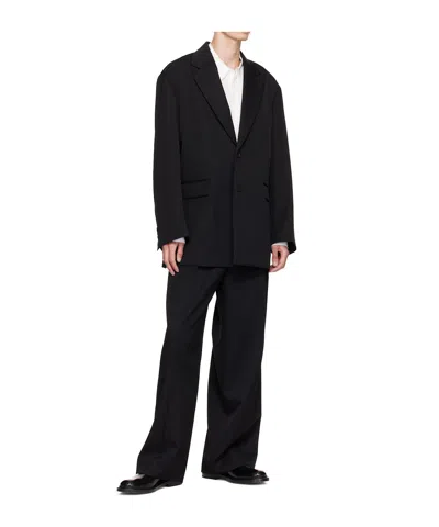 Ssstein Oversized Single-breasted Suit Jacket In Black