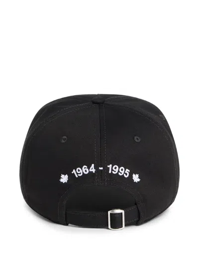 Dsquared2 Logo Baseball Cap In Black