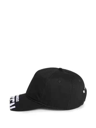 Dsquared2 Logo Baseball Cap In Black