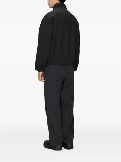 Rains Fleece-texture High-neck Jacket In Multi