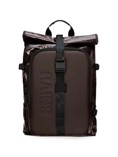 Rains Sibu Shield Roll-top Debossed-logo Backpack In Multi