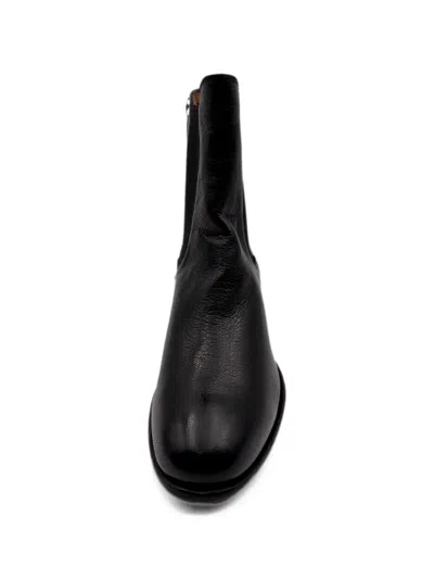 Elia Maurizi Elasticated-side Ankle Boots In Black