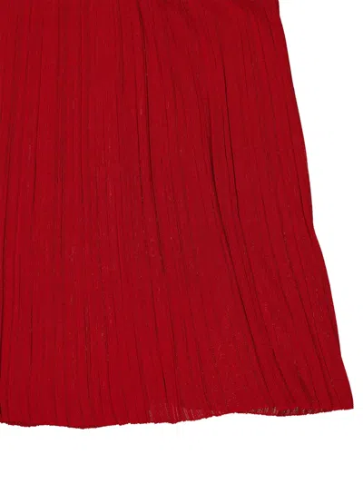 Balmain Pleated Maxi Skirt In Multi