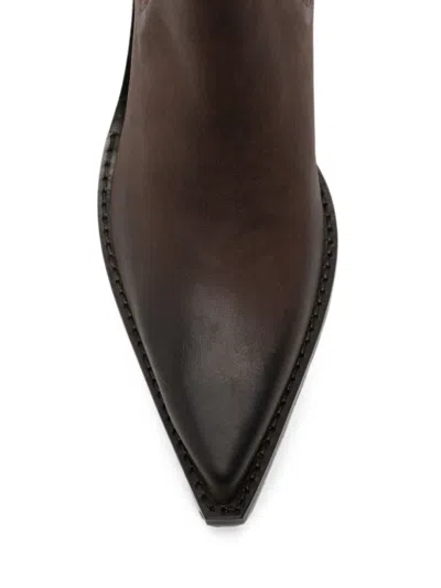 Paris Texas Pointed-toe Ankle Boots In Brown