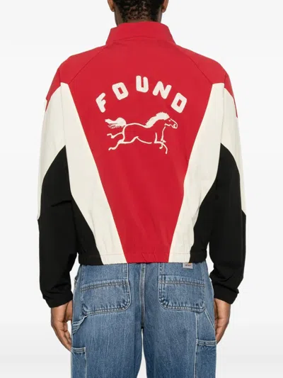 Found Logo-print Zip-up Jacket In Multi