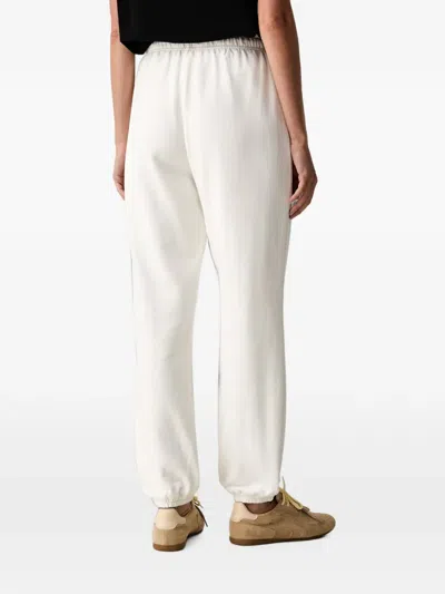 Liu •jo Logo-embroidered Drawstring Track Pants In White