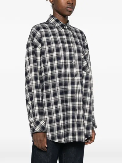 Eleh Check-pattern Button-down Shirt In Multi