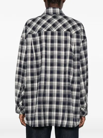 Eleh Check-pattern Button-down Shirt In Multi