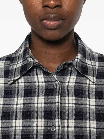 Eleh Check-pattern Button-down Shirt In Multi