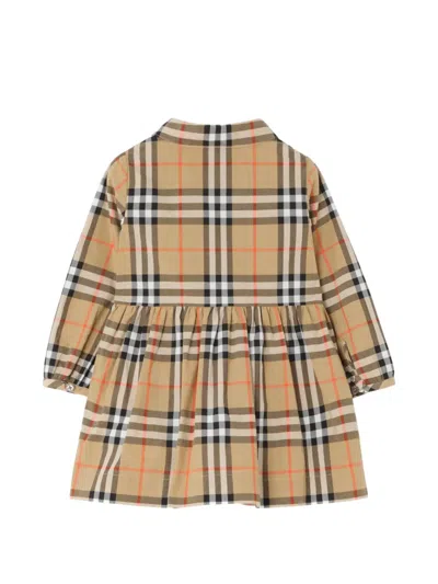 Burberry Check-pattern Dress In Multi