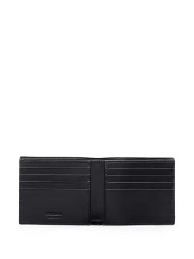 Prada Leather Wallet In Black
